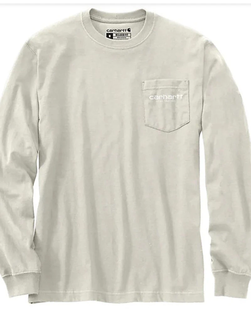 Carhartt Men's Relaxed Fit Heavyweight Long Sleeve Graphic Work T-Shirt