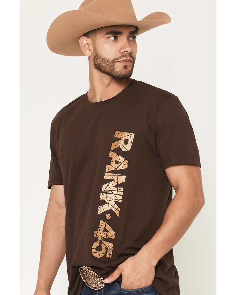 RANK 45® Men's Shattered Short Sleeve Graphic T-Shirt