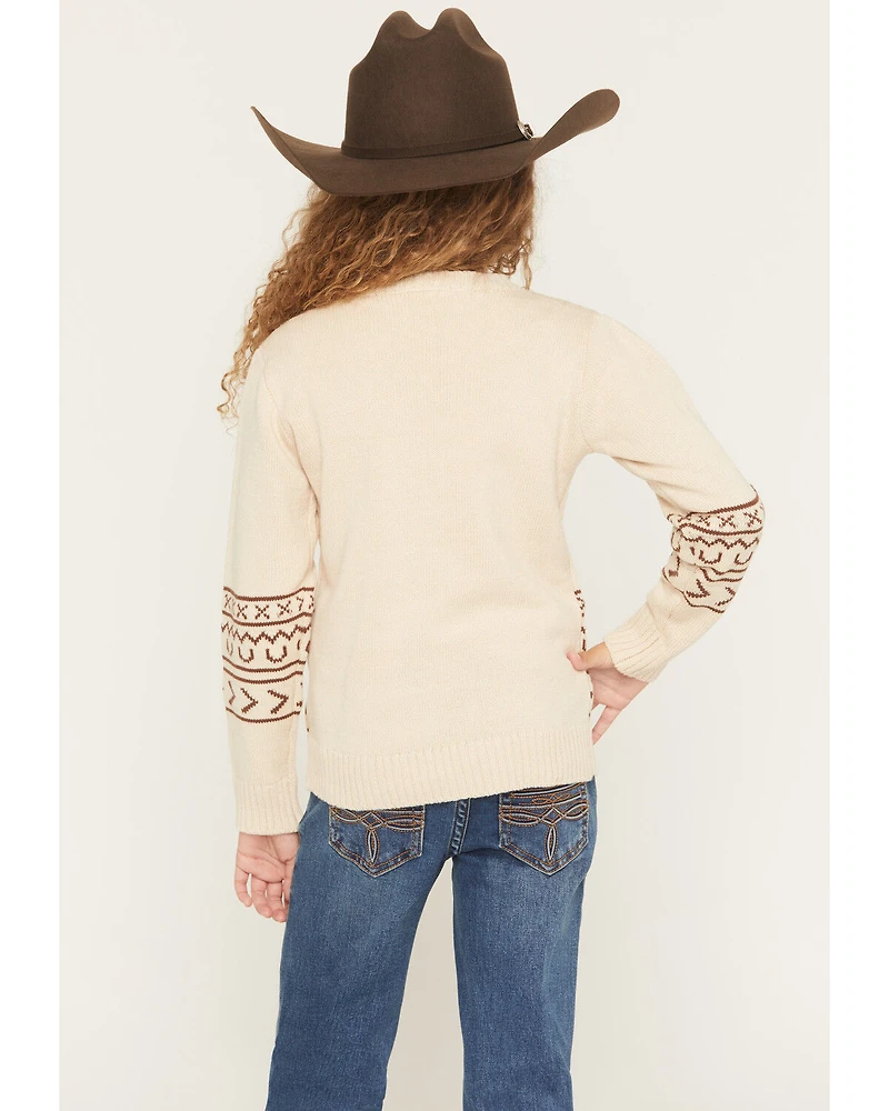 Cotton & Rye Girls' Longhorn Sweater
