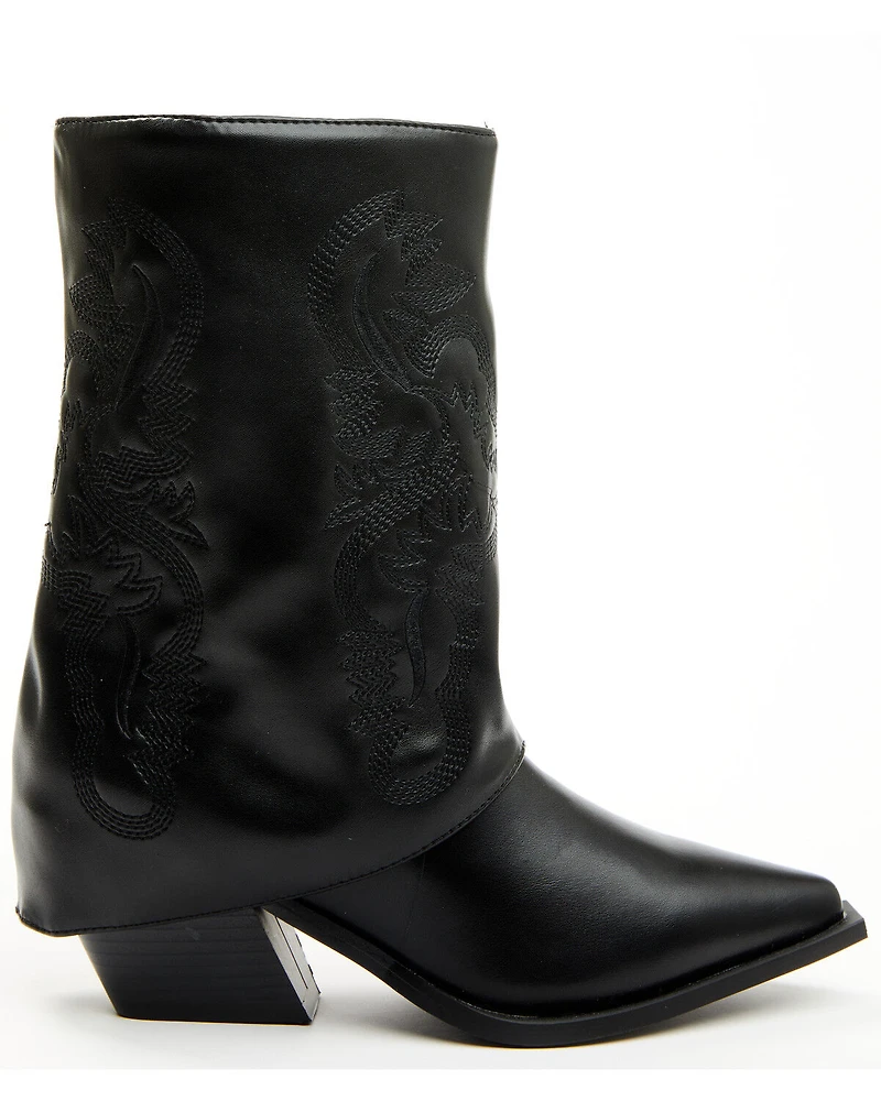Azalea Wang Women's Portabella Booties - Snip Toe