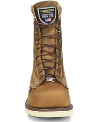 Carolina Men's 8" AMP USA Lace-Up Work Boots - Steel Toe