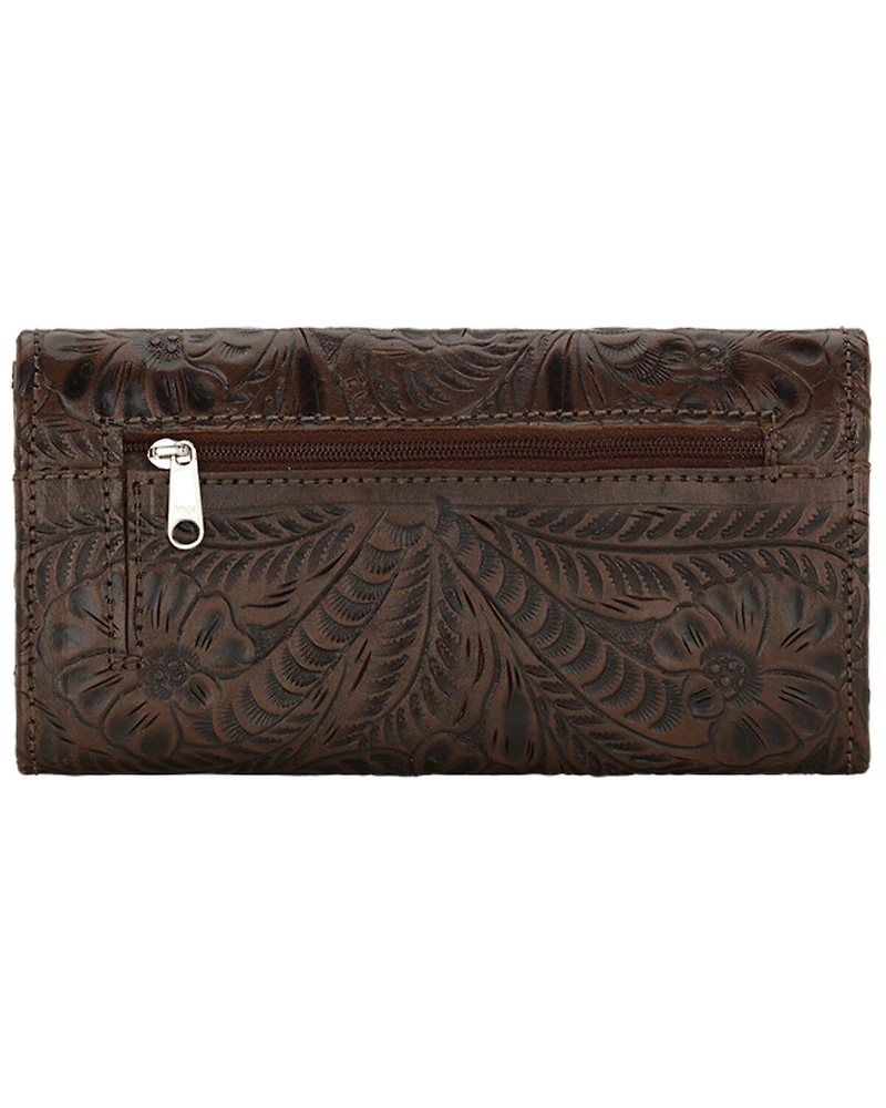 American West Women's Annie's Secret Tri-Fold Wallet