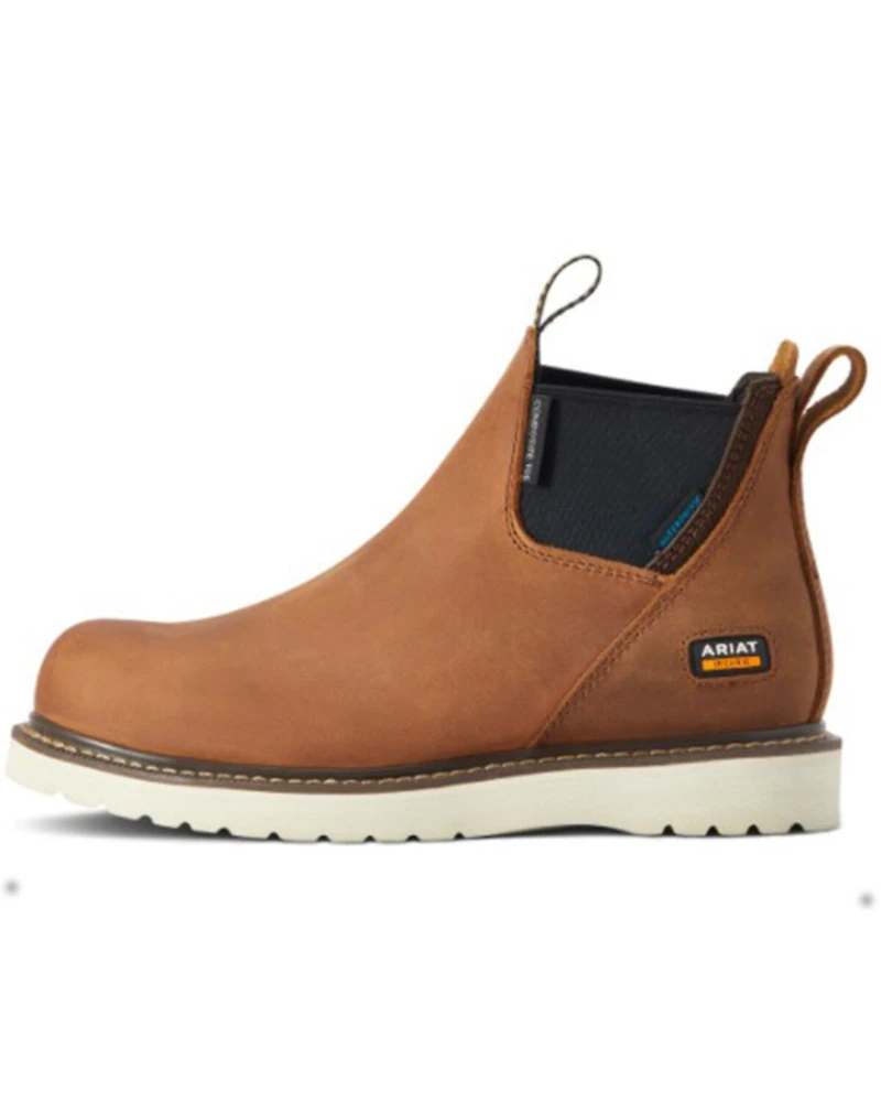 Ariat Women's Rebar Wedge Chelsea H20 Pull On Work Boots - Composite Toe
