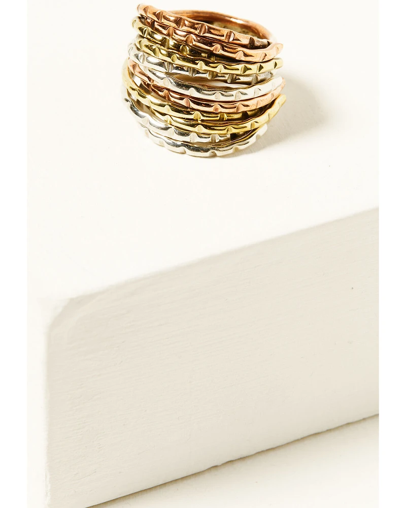 Paige Wallace Women's Banded Stack Ring