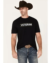 NRA Men's Veteran Flag Short Sleeve Graphic T-Shirt