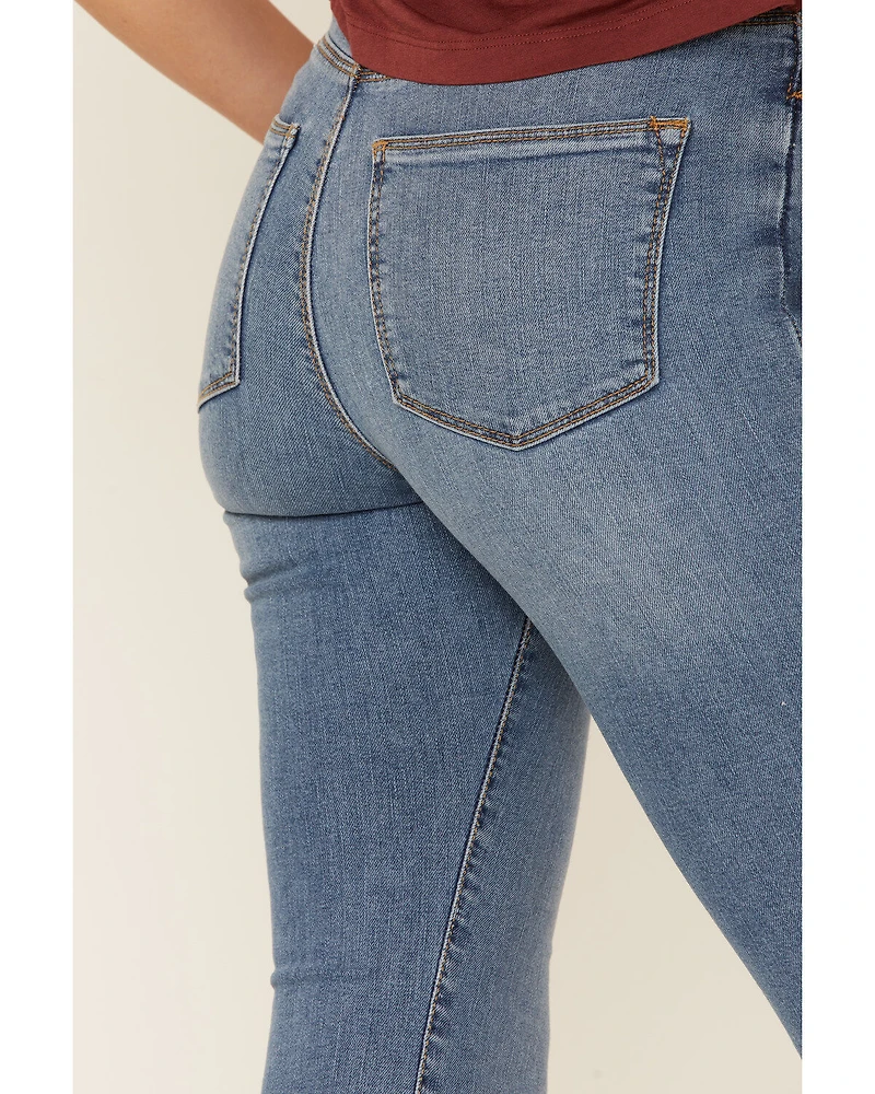 Lola Jeans Women's Light Wash High Rise Straight