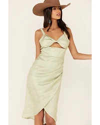 Sadie & Sage Women's Amy Dot Midi Dress