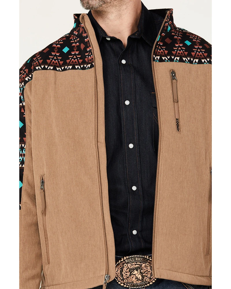 Hooey Men's Color Blocked Softshell Jacket - Big