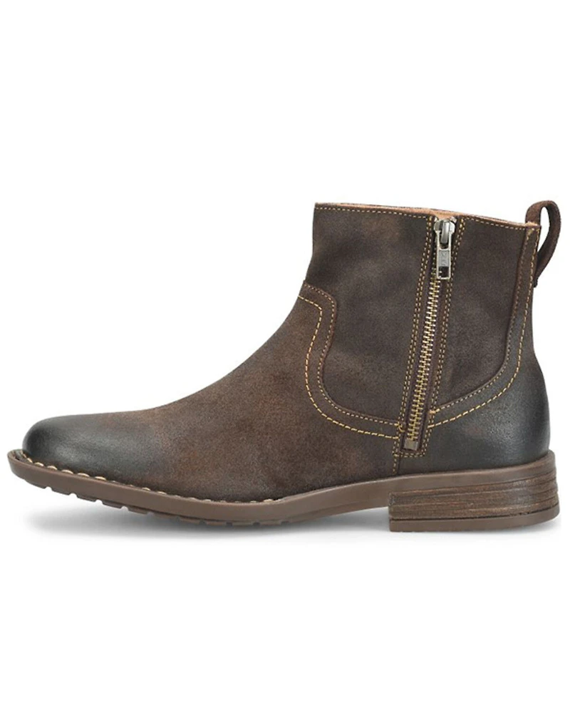Born Men's Reed Ankle Boots - Round Toe