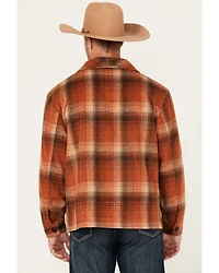 Cripple Creek Men's GPA Plaid Print Button-Down Coat