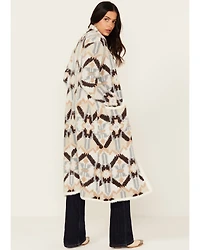 Shyanne Women's Southwestern Print Long Cardigan