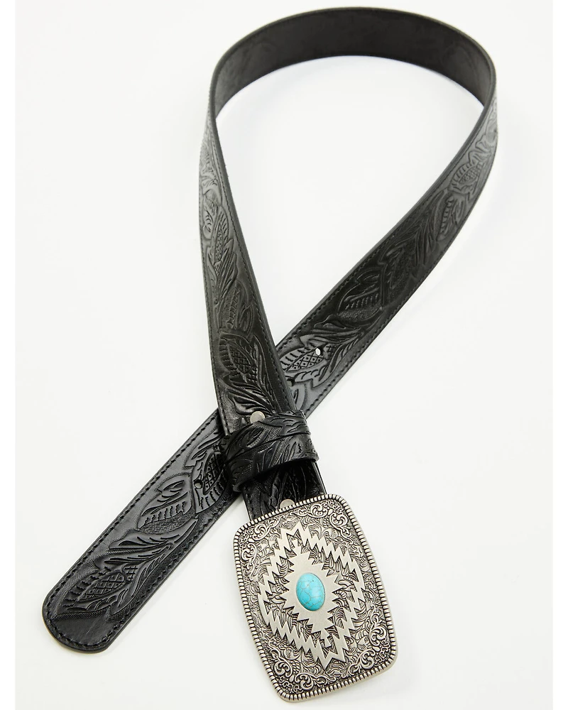 Cody James Men's Palmer Tooled Leather Belt