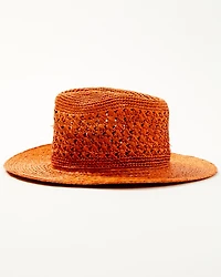 Shyanne Women's Vented Straw Fedora