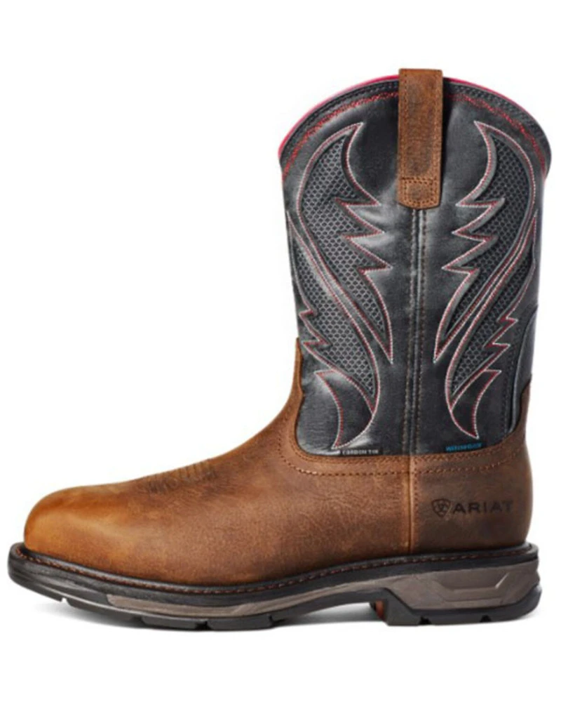 Ariat Men's 11" WorkHog® Waterproof Western Work Boots - Carbon Toe