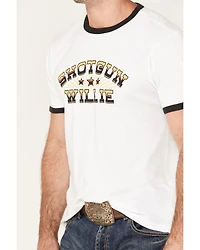 Brixton x Willie Nelson Men's Shotgun Graphic Ringer T-Shirt