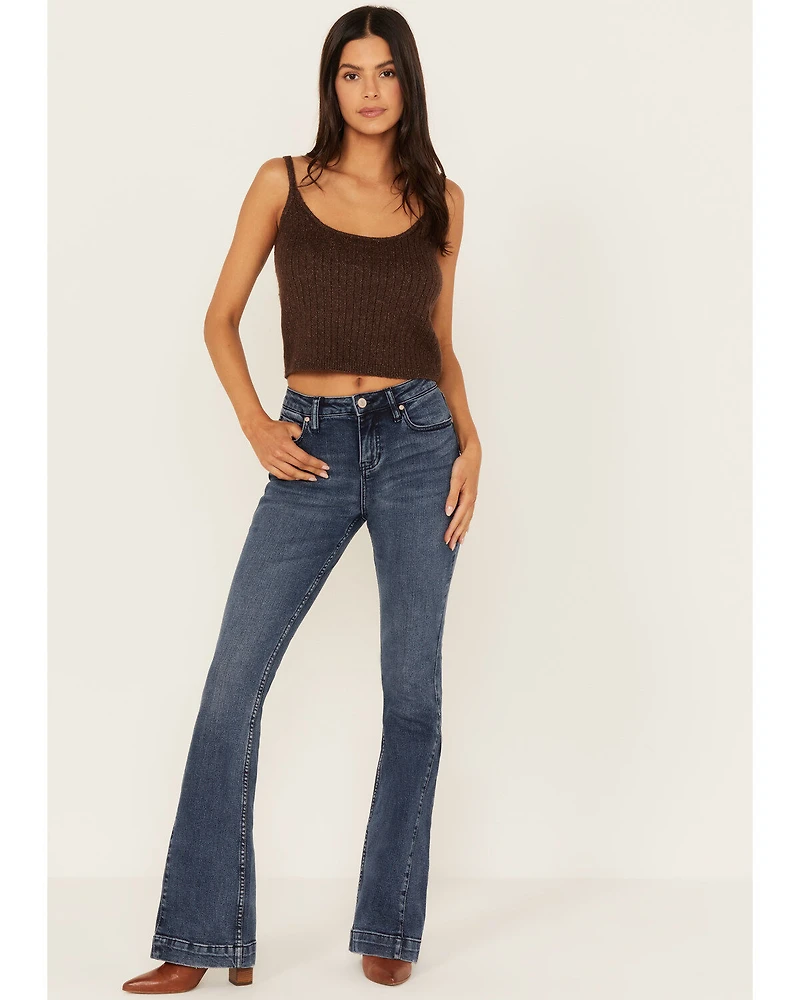Shyanne Women's Oleander High Rise Bootcut Jeans