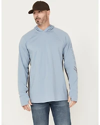 Hawx Men's Sundown Colorblock Hooded Long Sleeve T-Shirt