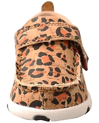 Twisted X Infant Girls' Leopard Print Driving Mocs