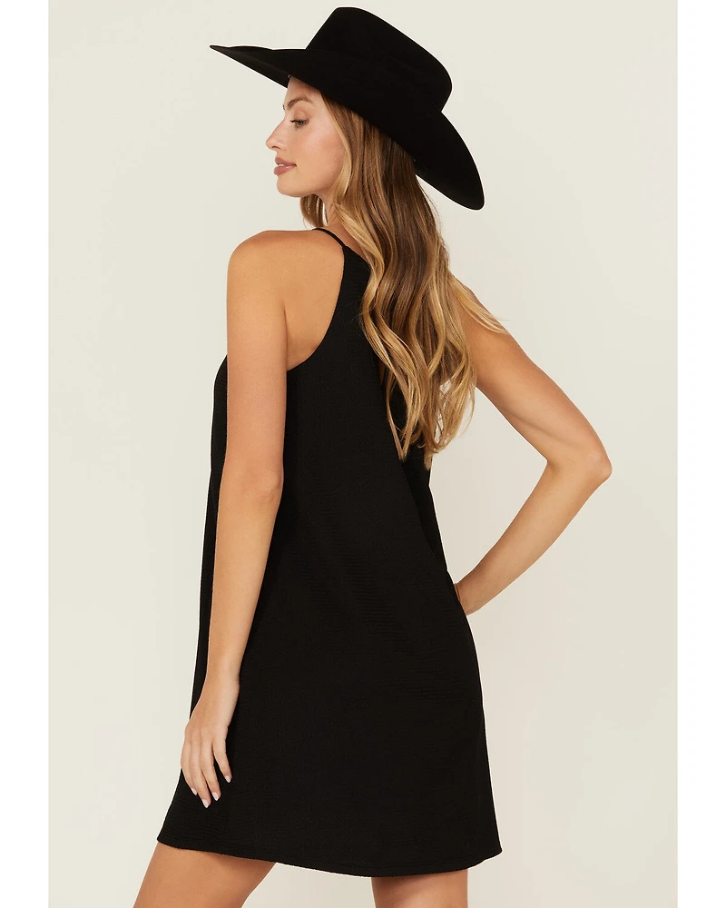 Wild Moss Women's Goddness Solid Mini Dress