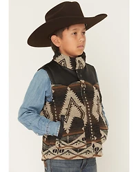 Cody James Boys' Oil Slick Southwestern Print Vest
