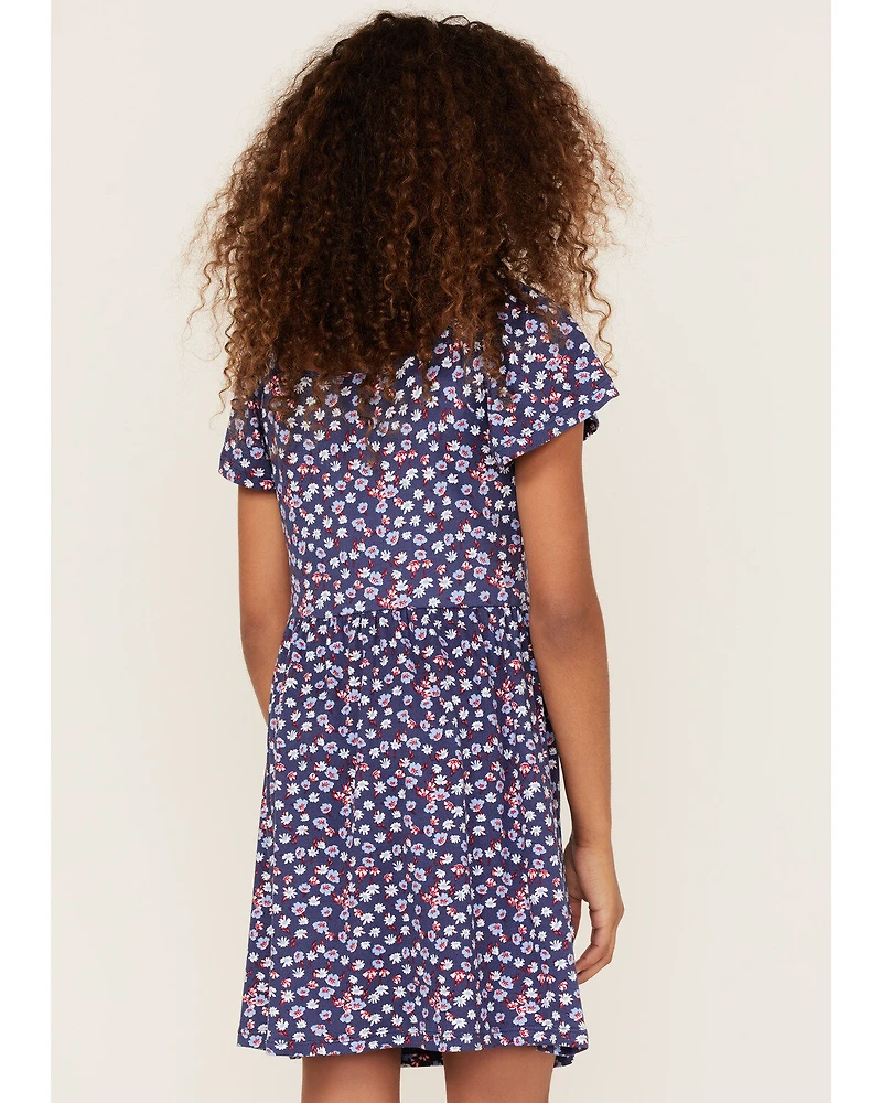 Shyanne Girls' Ditsy Floral Flowy Dress