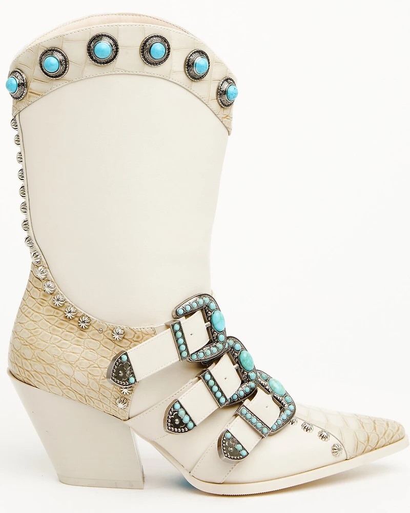 Azalea Wang Women's Balmoral Western Boots - Snip Toe