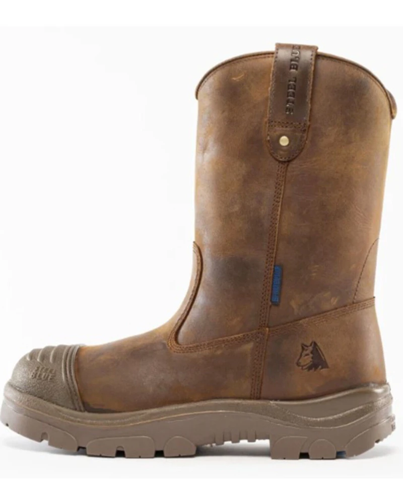 Steel Blue Men's Heeler Scuff Waterproof Work Boots - Toe