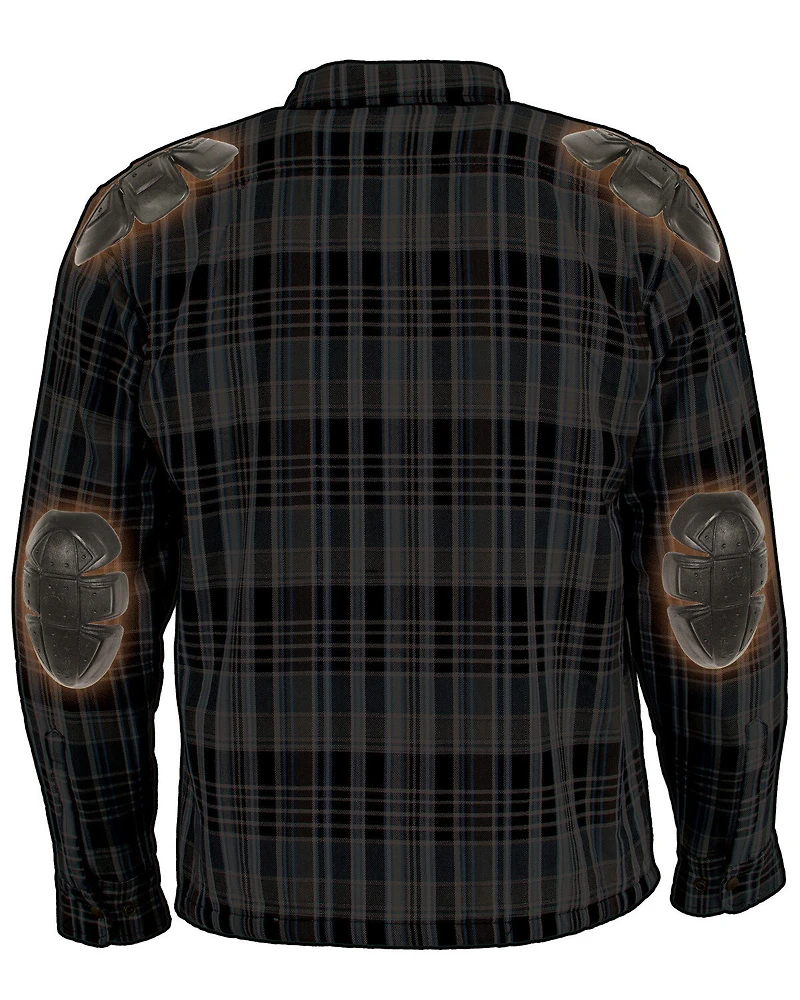 Milwaukee Performance Men's Aramid Flannel Biker Jacket - 3X