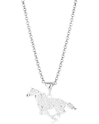 Montana Silversmiths Women's Out West Running Horse Necklace