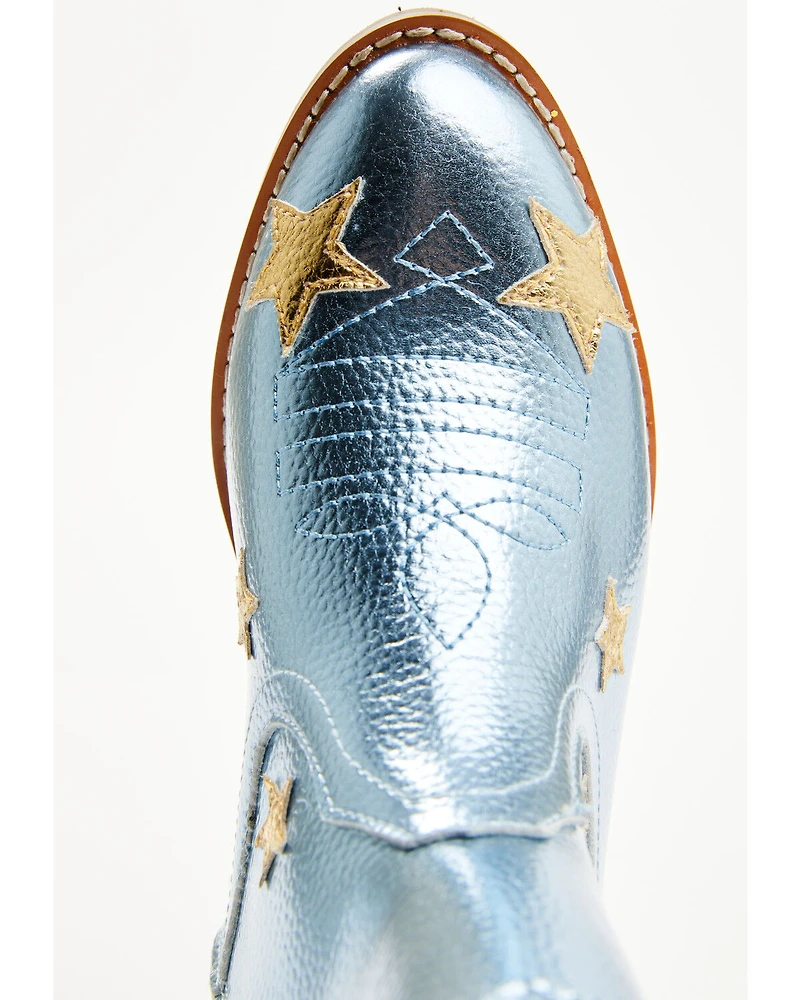 Wild + Rae Girls' Stars Western Boots - Round Toe