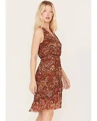 Idyllwind Women's Meshed Smock Mini Dress