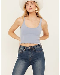 Fornia Women's Ribbed Lettuce Edge Brami
