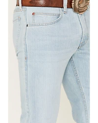 Justin Men's J1 Original Light Wash Modern Slim Straight Stretch Denim Jeans