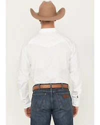 Gibson Men's Solid Long Sleeve Pearl Snap Western Shirt