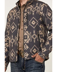 Hooey Men's Southwestern Print Softshell Jacket