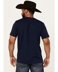 Wrangler Men's Boot Barn Exclusive Southwestern Box Logo Short Sleeve Graphic T-Shirt