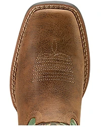 Ariat Boys' Quickdraw VentTek Camo Western Boots - Broad Square Toe