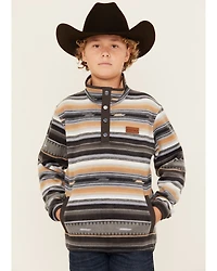 Cinch Boys' Striped Polar Fleece Pullover