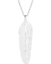 Montana Silversmiths Women's Love You More Feather Necklace