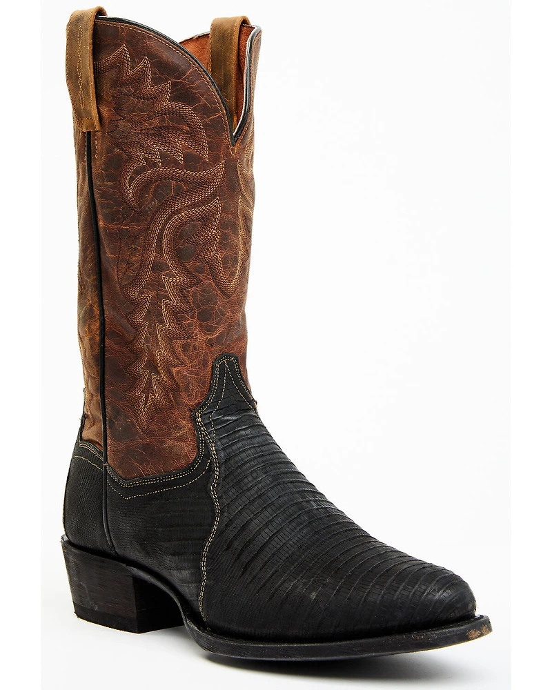 Dan Post Men's Winston Exotic Teju Lizard Western Boots - Round Toe