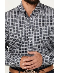 Cinch Men's Geo Print Long Sleeve Button-Down Western Shirt