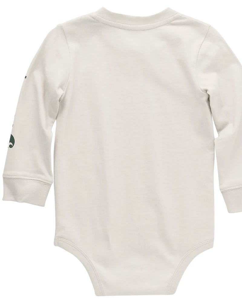 Carhartt Infant Boys' Camping Logo Long Sleeve Onesie