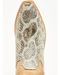 El Dorado Women's Sam Exotic Anaconda Tall Western Boots - Snip Toe