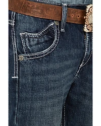 Wrangler Boys' Vintage Slim Fit Bootcut Jeans