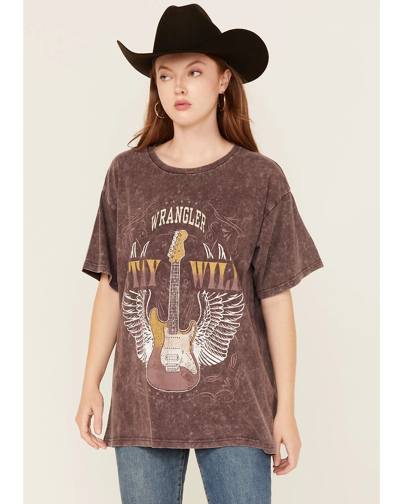 Wrangler Women's Stay Wild Short Sleeve Graphic Tee