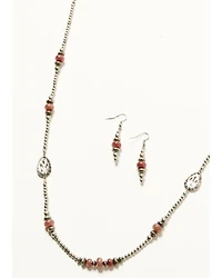 Shyanne Women's Strawberry Skies Stamped Cactus Jewelry Set - 2 Piece