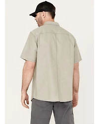 Hawx Men's Oxford Short Sleeve Button-Down Work Shirt