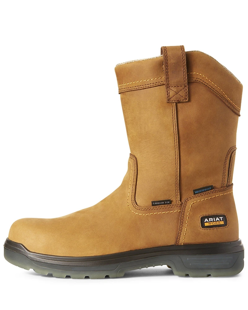 Ariat Men's Turbo Waterproof Western Work Boots - Carbon Toe