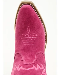 Dingo Little Girls' Thunder Road Suede Western Boots - Snip Toe