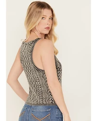 Free People Women's High Tide Cable Knit Sweater Tank
